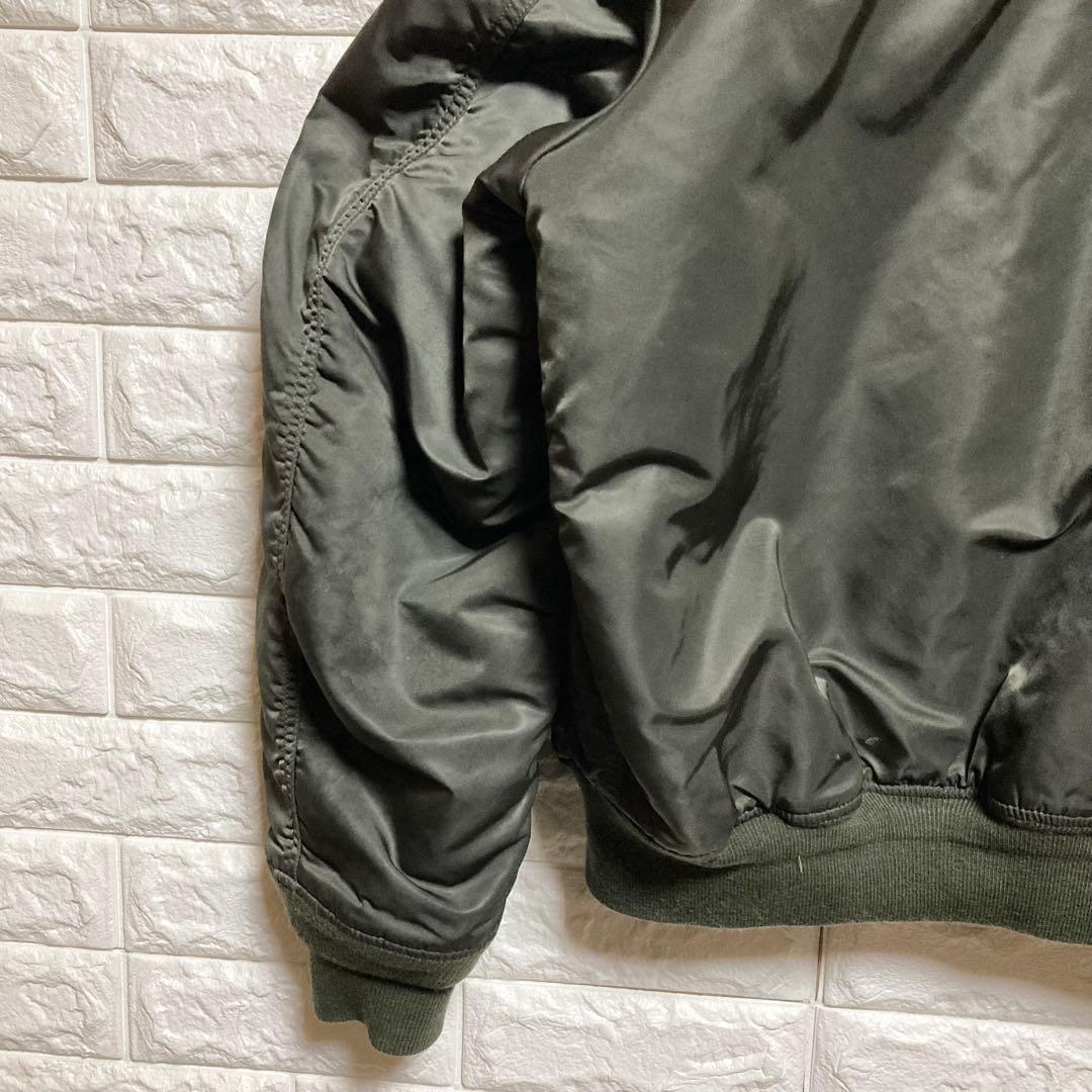 【アルファインダストリーズ】（L）MA1フライトジャケット ミリタリー アメカジ