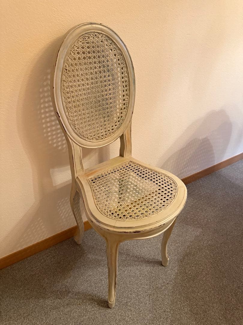 une chaise au solieフレンチスタイル ラタンチェアサラグレース