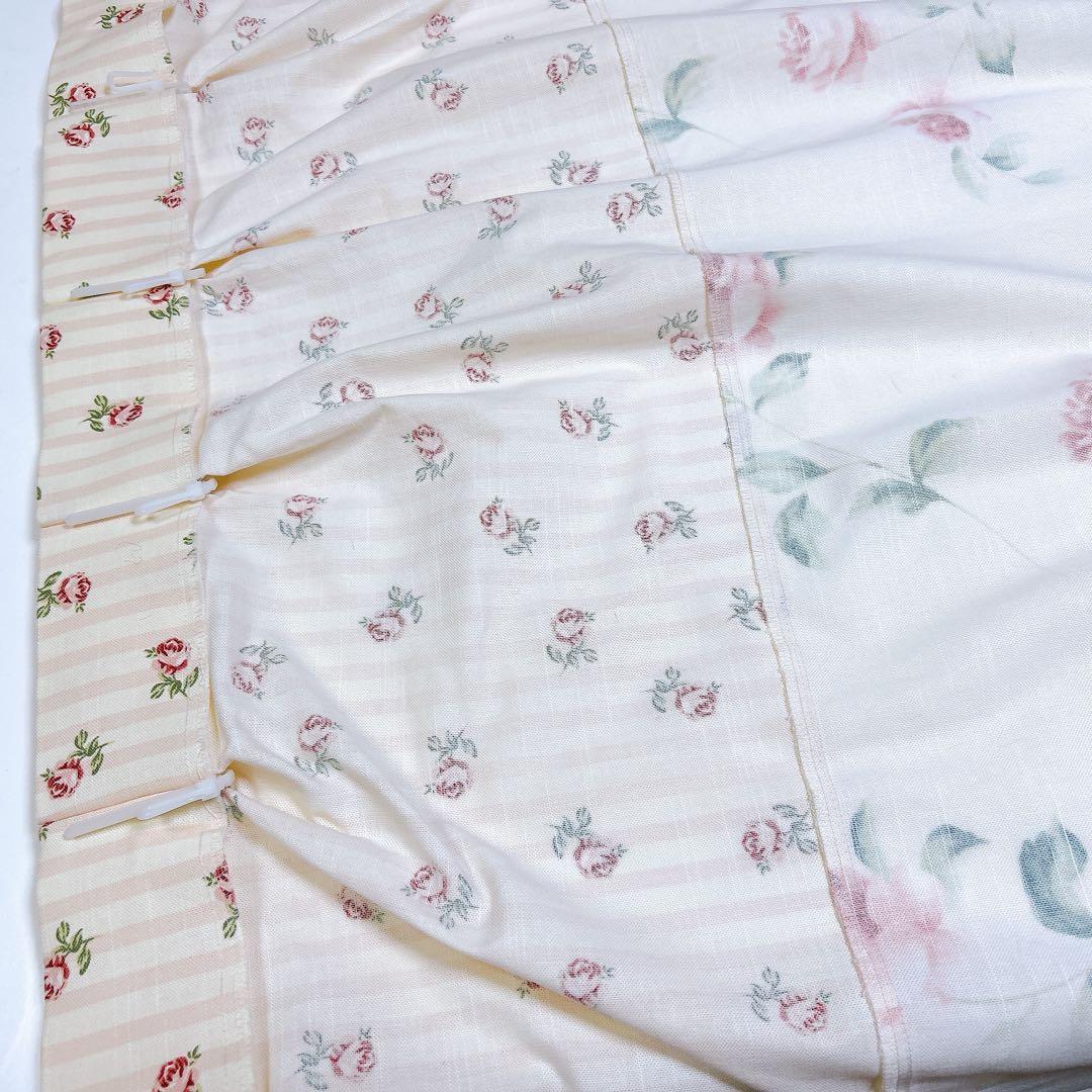 LAURA ASHLEY カーテン100×200 ２枚 ローラアシュレイ/イマン