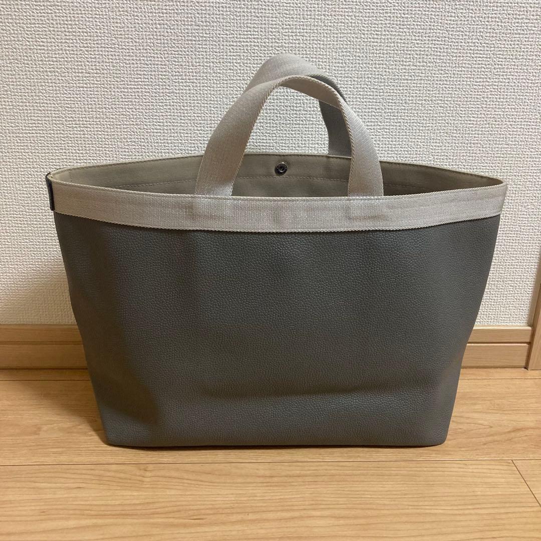 エルベシャプリエ◉705GP◉スクエアトートL◉グラニ×シルバー