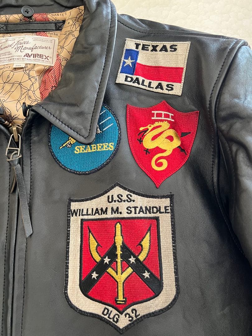 AVIREX レザージャケット 羊革