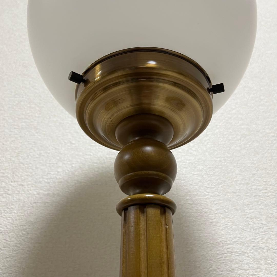 ヴィンテージ 照明 フロアスタンド 日本製 スタンドライト ガラス 木製