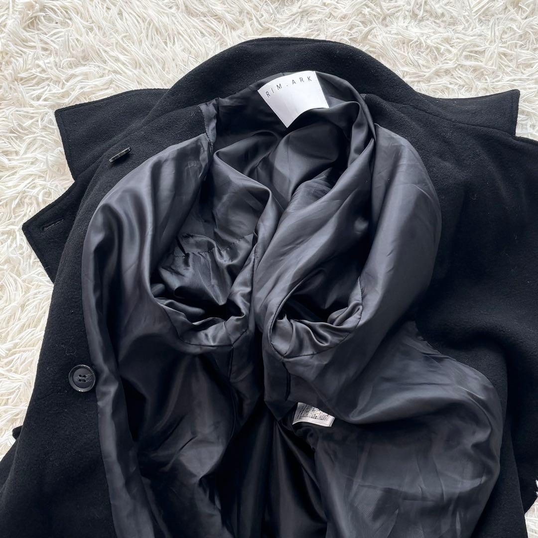 ✨美品✨ リムアーク 21AW カシミヤブレンドポンチョコート スタンドカラー