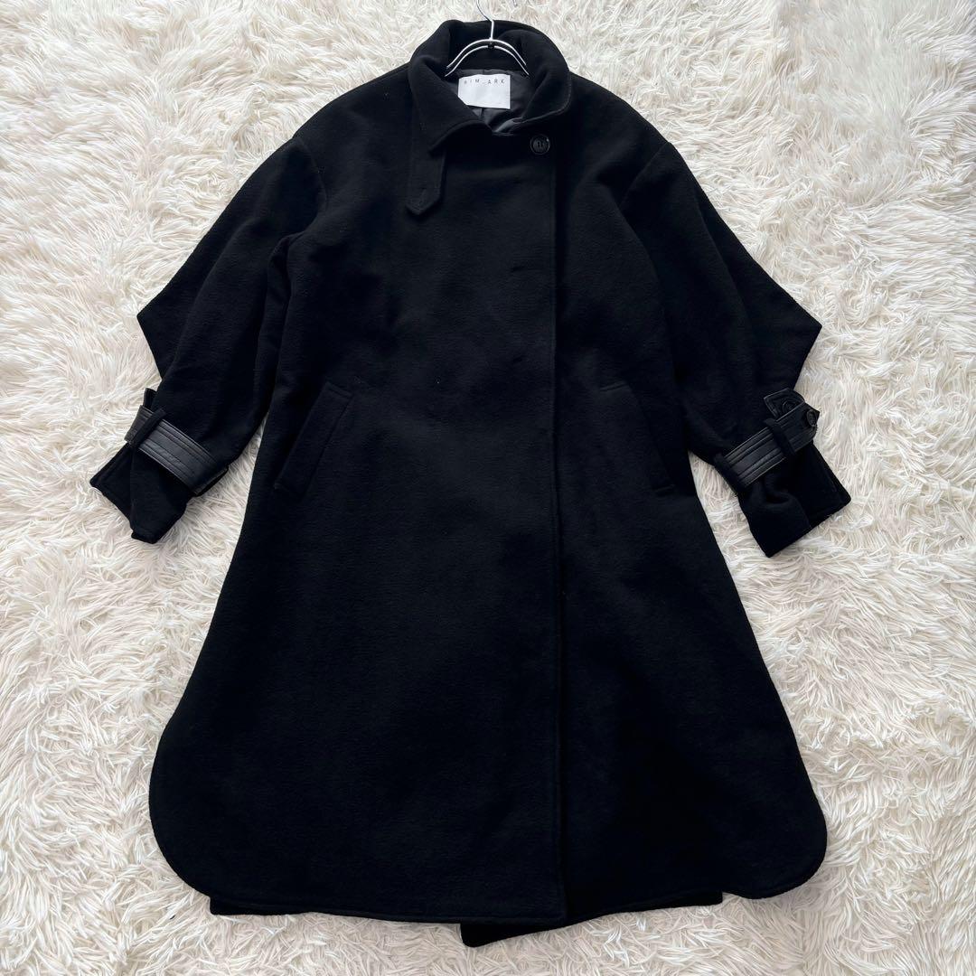 ✨美品✨ リムアーク 21AW カシミヤブレンドポンチョコート スタンドカラー