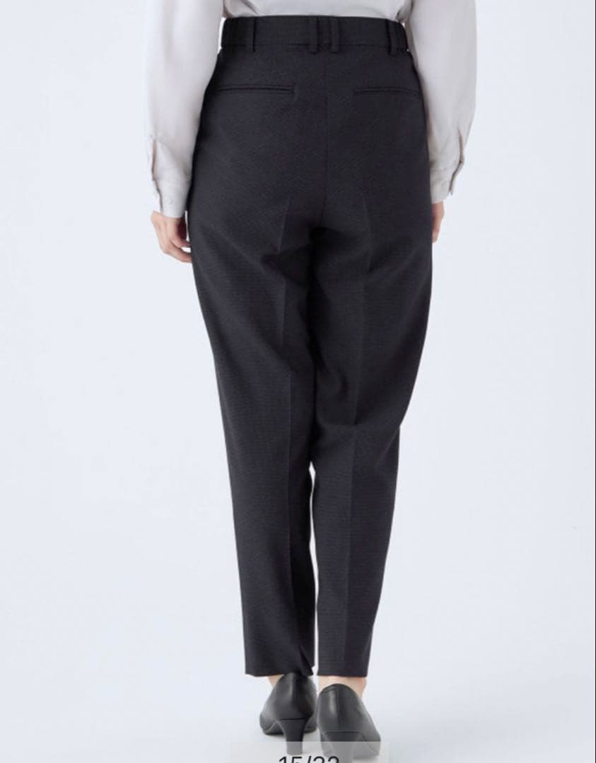 スーツセレクト秋冬1釦シングルパンツセットアップスーツパンツウエストシャーリング