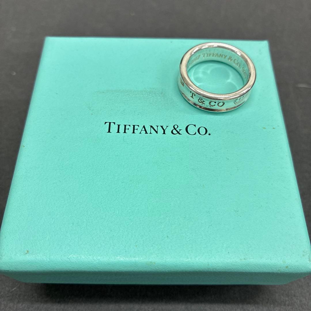 Tiffany & Co. ナロー シルバー リング 16号 箱 保存袋付 美品