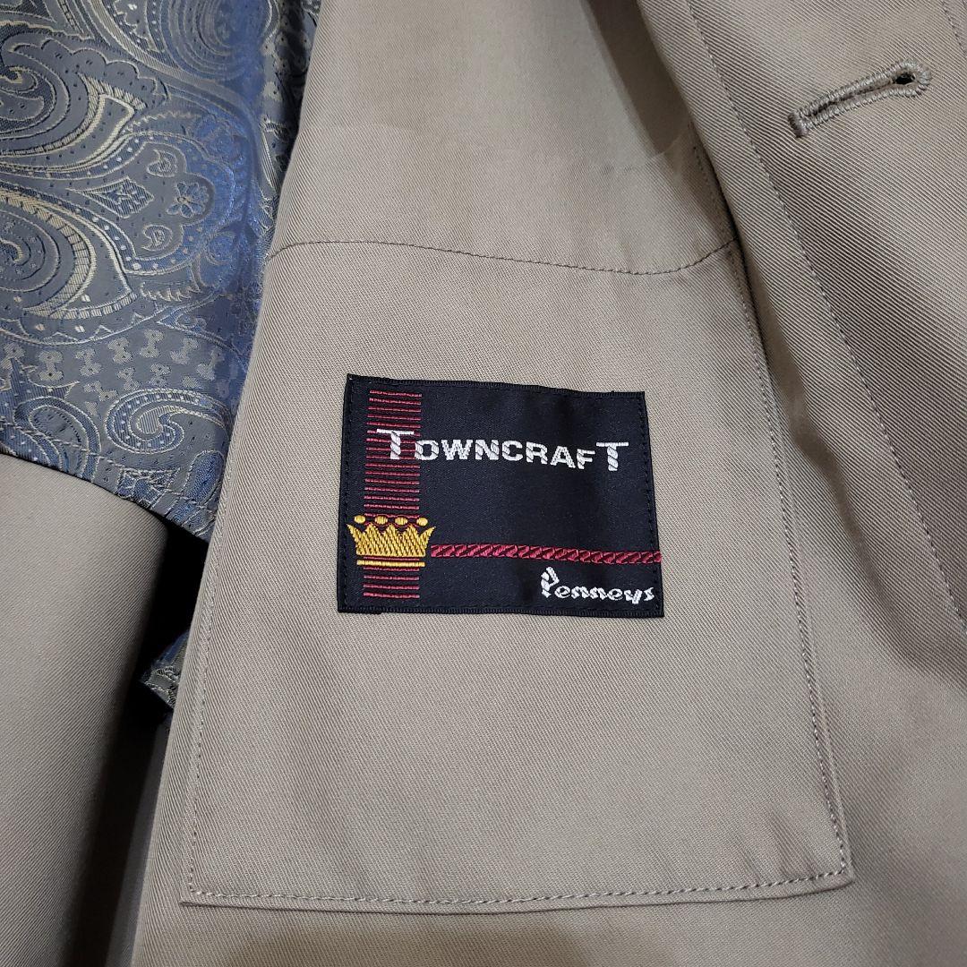 TOWNCRAFT ベージュ ステンカラーコート