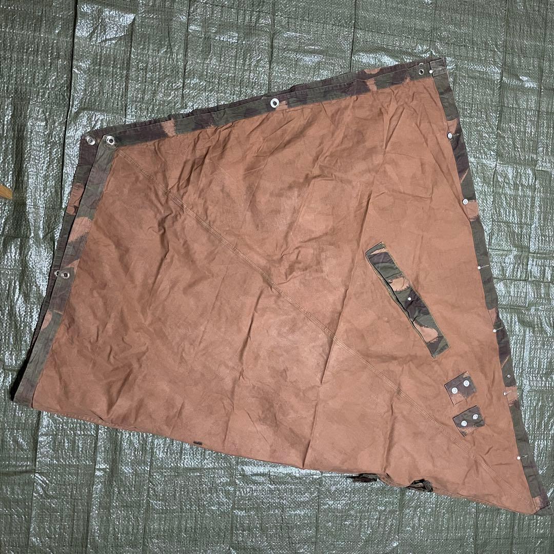 ハンガリー軍幕　ポンチョ　1枚　ハリケーン迷彩