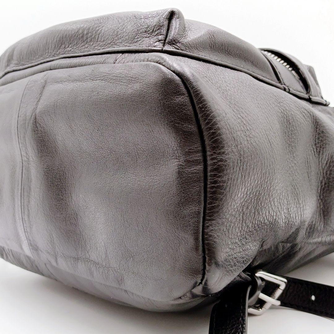 【美品】DIESEL LE-ZIPPER オールレザー リュック バックパック黒