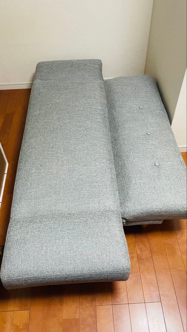 11/28まで　グレー　2人掛けソファ