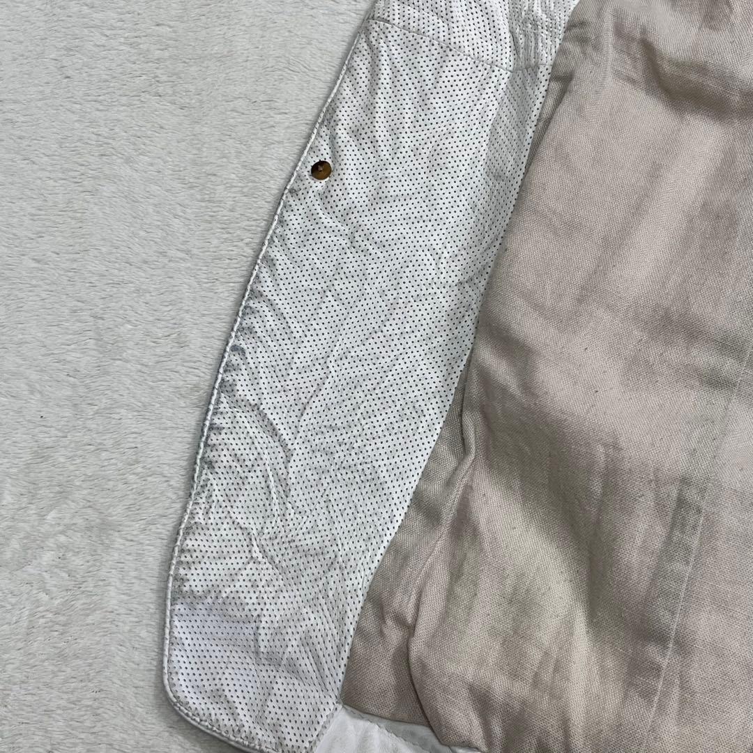 『ジョゼフ オム』ラムレザー 2Bジャケット パンチング 50 羊革 ホワイト白