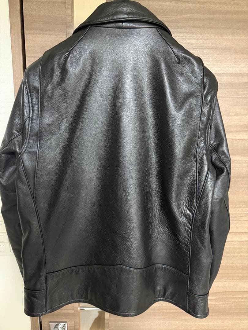 A LEATHER MOTO JACKET エーレザー モトジャケット