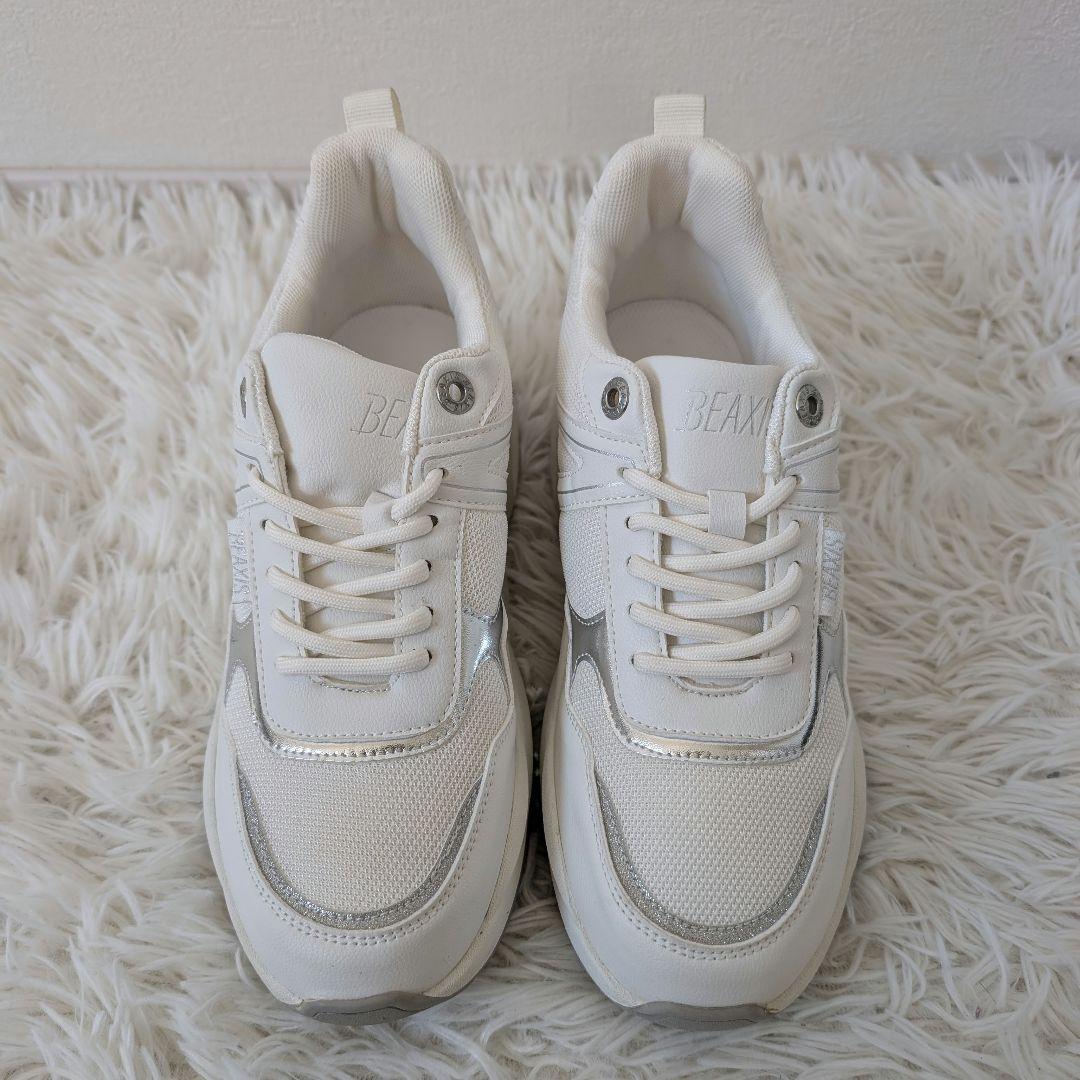 【箱付き　極美品】BEAXIS　ビーアクシス　厚底　スニーカー ダイエット