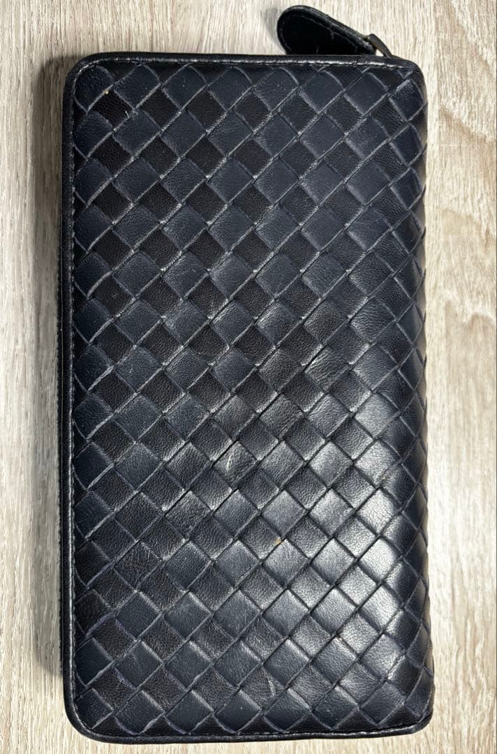 BOTTEGA VENETA 長財布 ダークネイビー