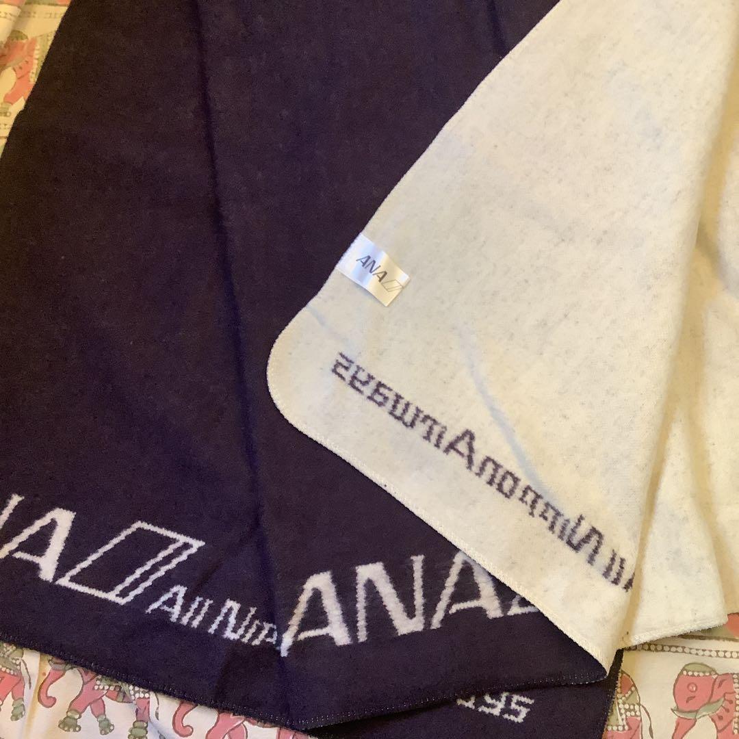 希少 非売品 未使用 ANA 全日空 ブランケット 日本製 高島屋 記念品