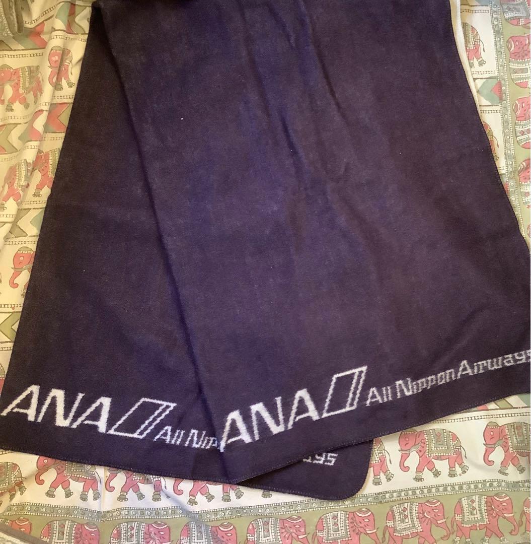 希少 非売品 未使用 ANA 全日空 ブランケット 日本製 高島屋 記念品