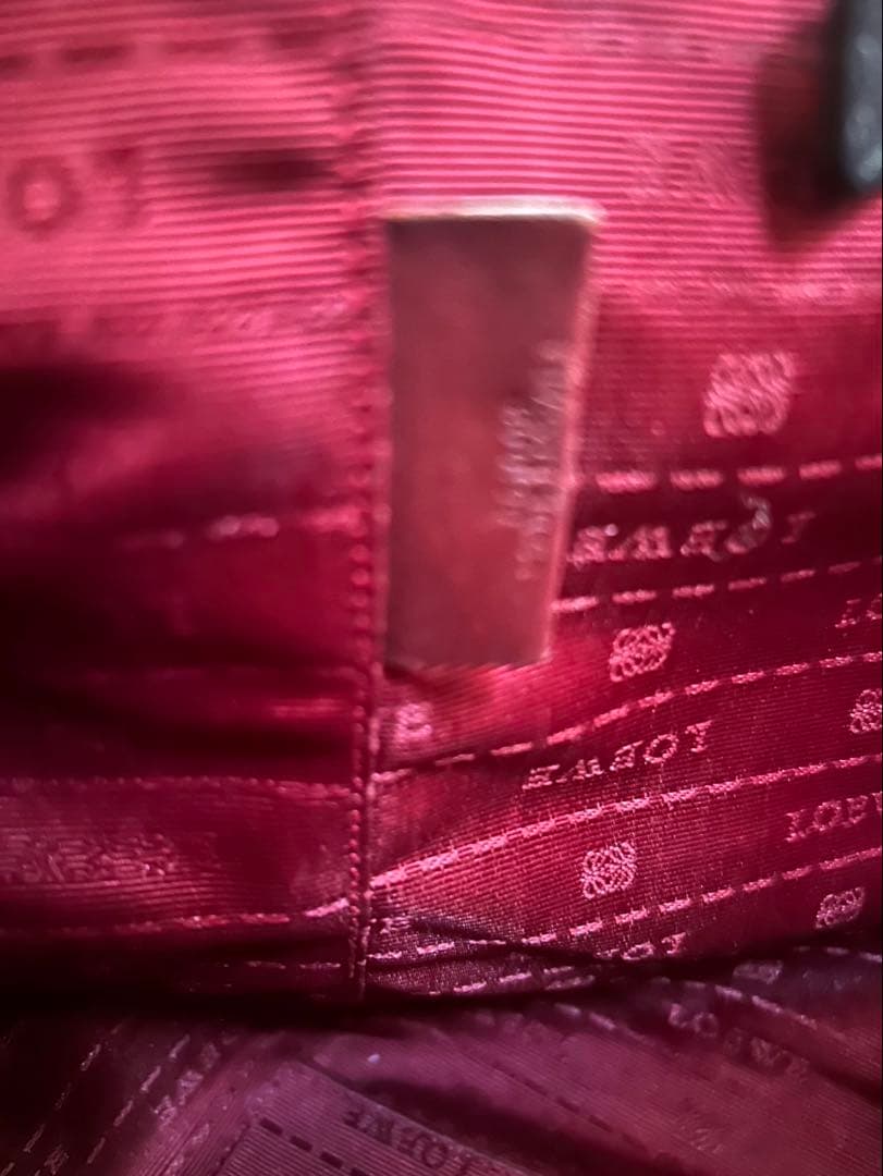 LOEWE 黒 レザートートバッグ