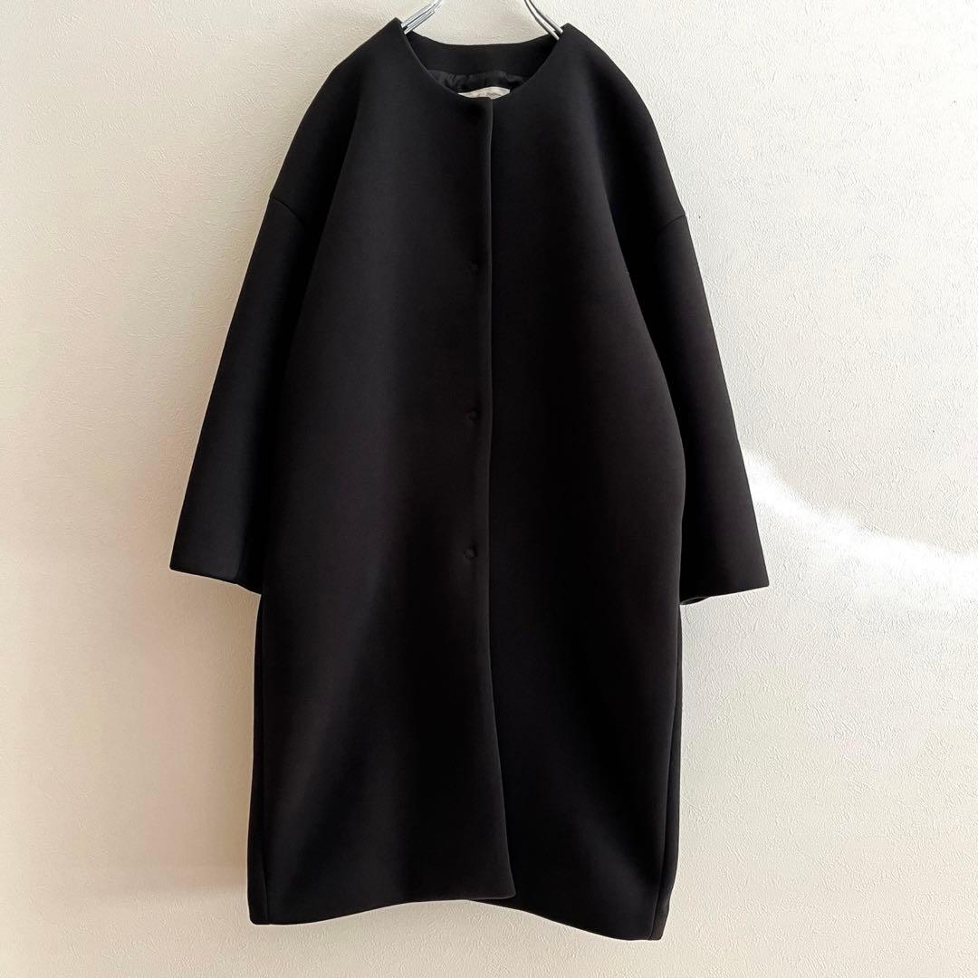 定価4.18万 ビアズリー ダンボールマルコート ブラック 軽い 裏地あり