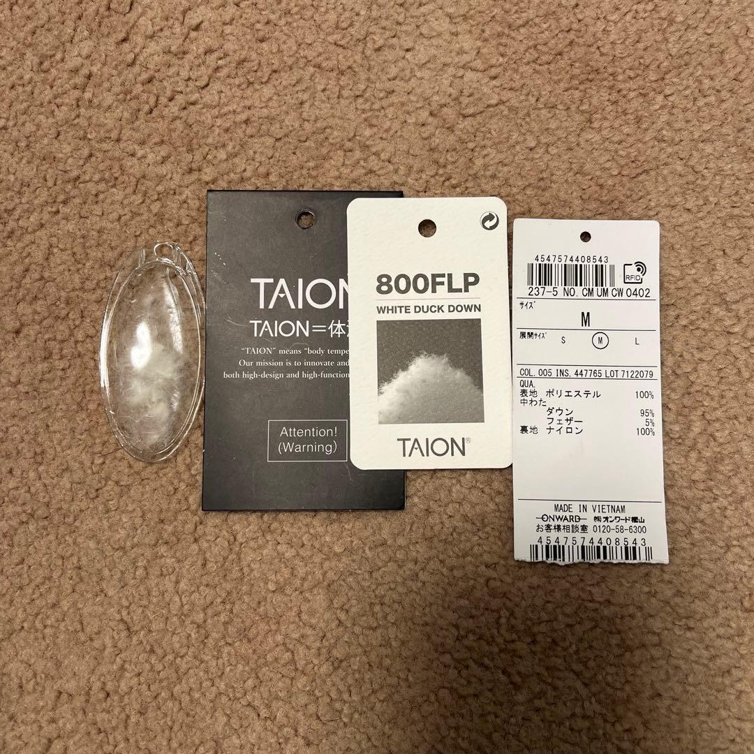 お値下げ　TAION×UNFILO Aラインコート　ブラックM