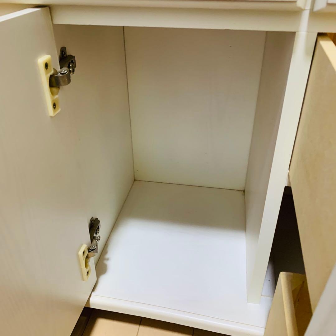 ロココ調 6段 チェスト ジャスミン　アンティーク 姫系　　キャビネット 白家具