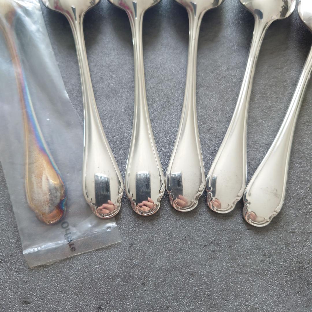 美品 クリストフル ポンパドール コーヒースプーン 未開封含む 6点