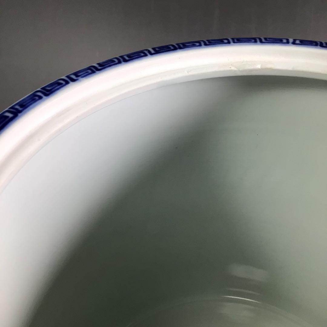 Ｒ２３５　水指　『橋本喜泉造』『祥瑞写松竹梅』『一重口水指』　共箱　茶道具