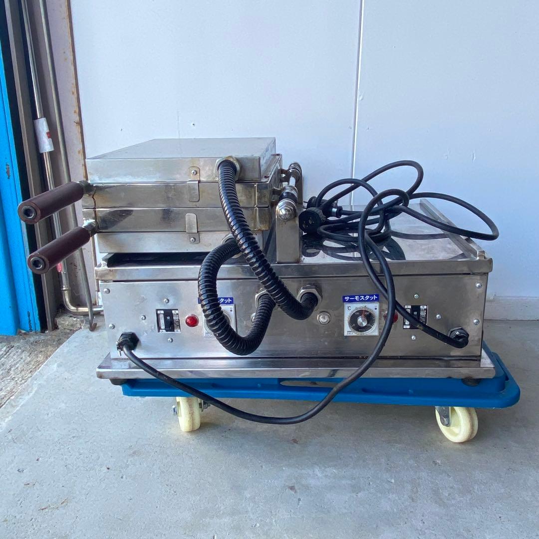 中古品 ベビーカステラ焼器 丸型 パイオニア厨房 100V PK-45