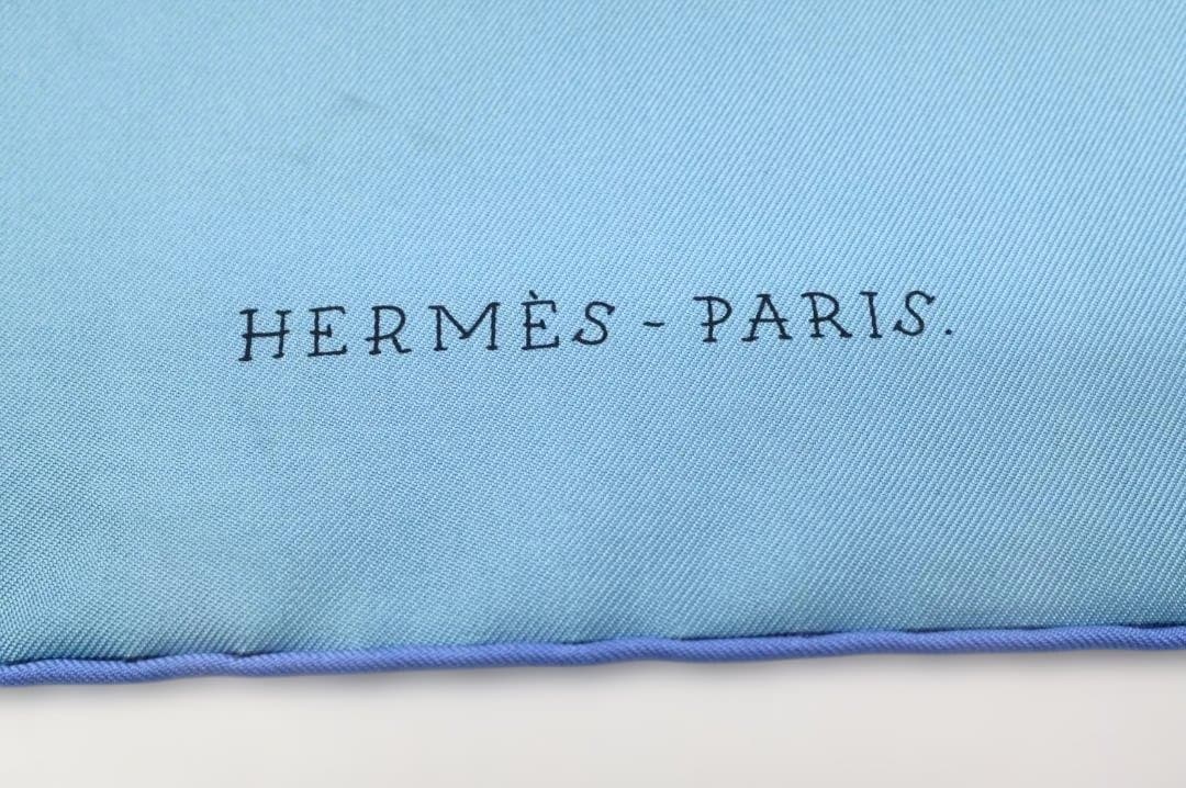 【美品】Hermès　エルメス　カレ90　バッテリーニューヨーク