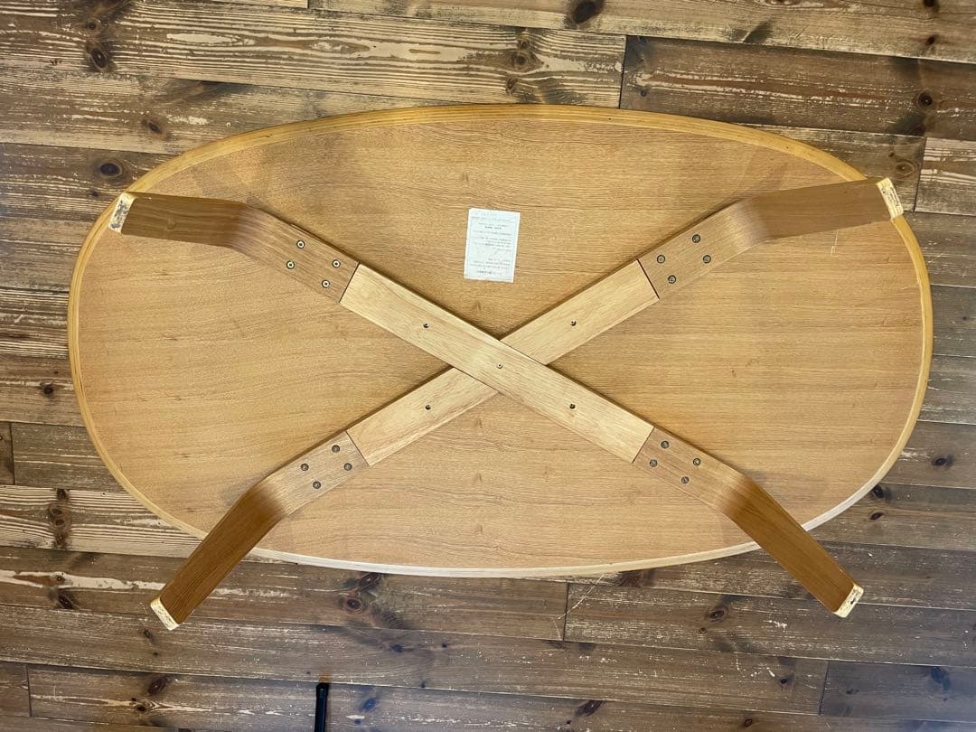 【廃盤品】無印良品 MUJI タモ材ローテーブル