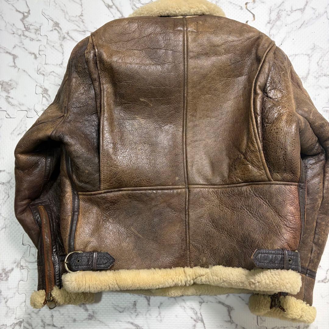 雰囲気抜群✨アヴィレックス B-9 フライトジャケット ムートン 40size