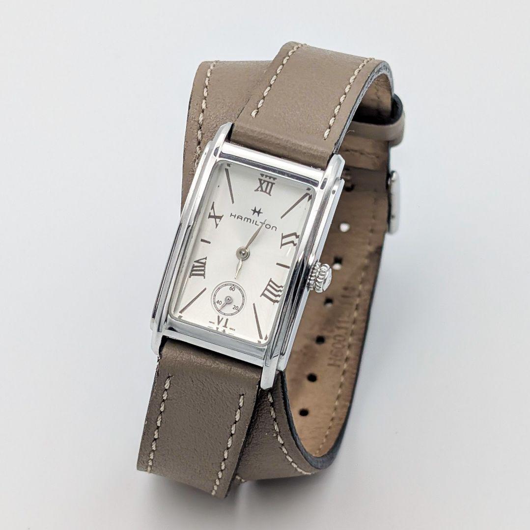美品★ハミルトン アードモア 腕時計 レディース スモセコ　アメリカンクラシック