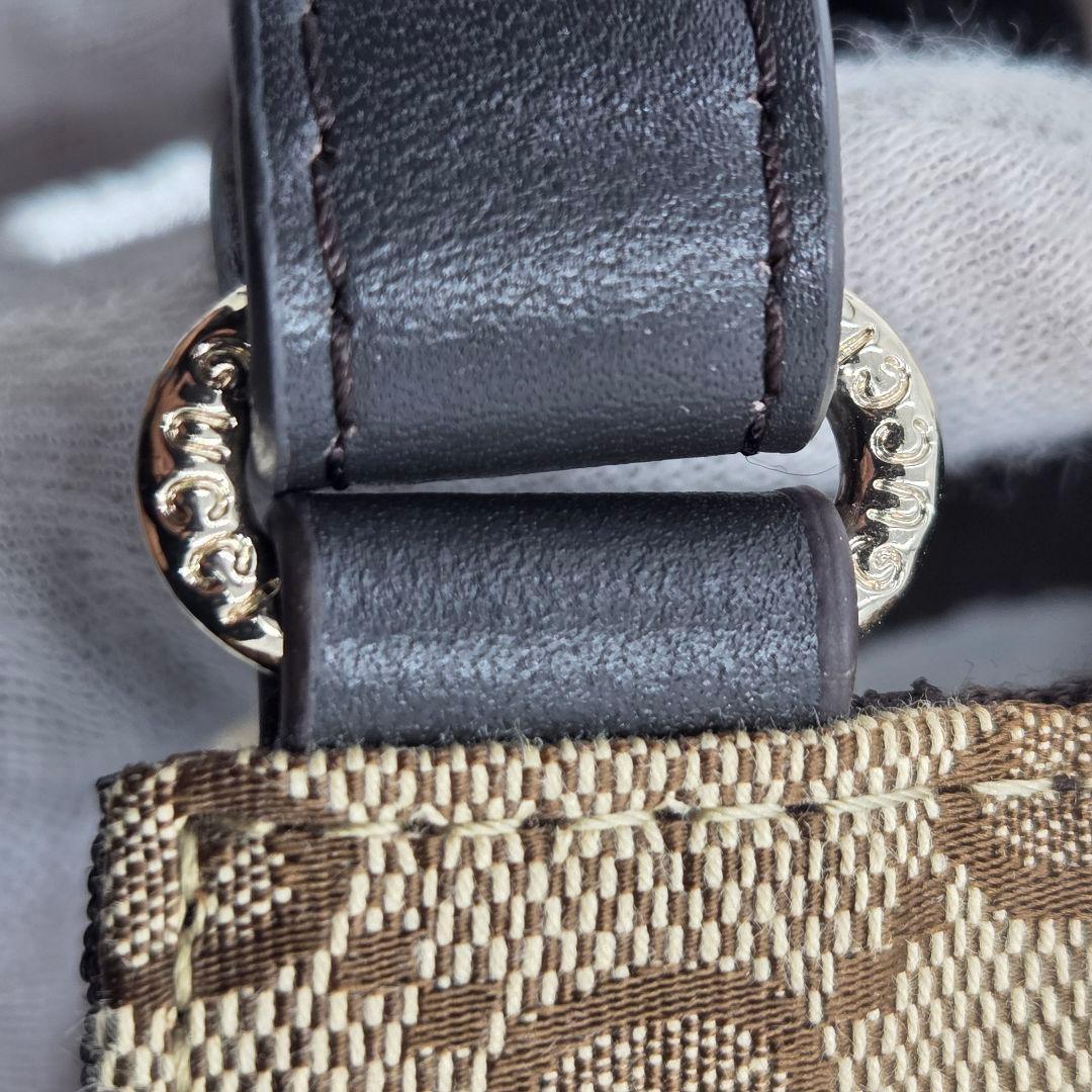 【極美品】グッチ　Gucci GG柄　ベージュ　キャンバス ベースボールキャップ