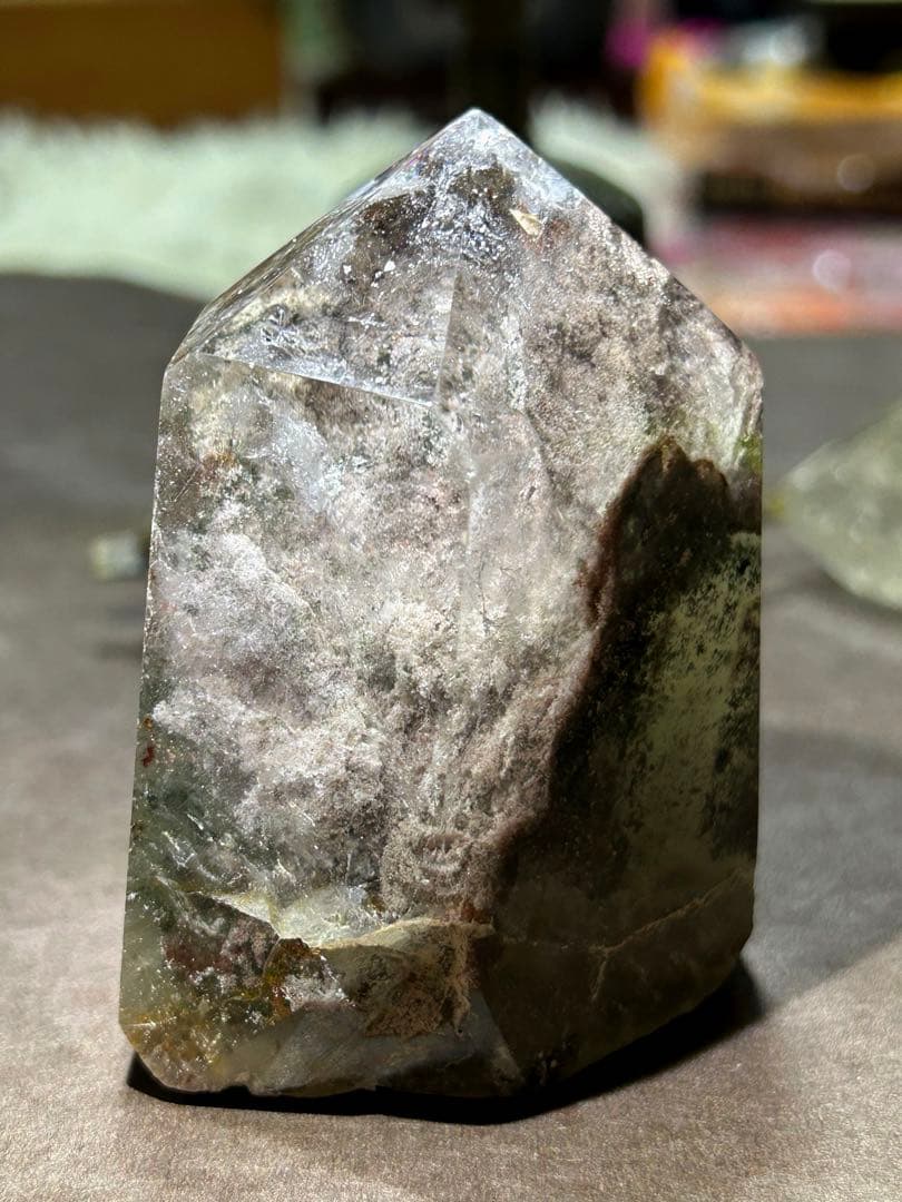 ⭐️別格高級品！帝王秘宝！ガーデンクォーツ　原石　六角柱