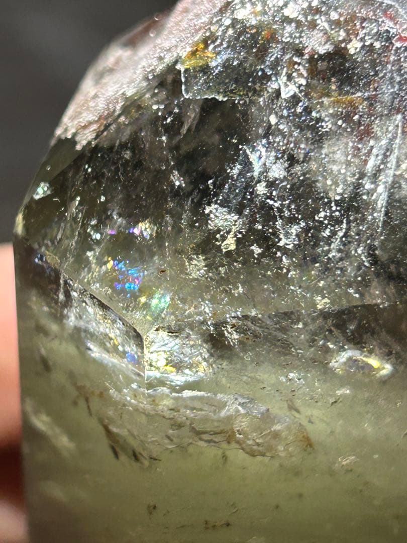 ⭐️別格高級品！帝王秘宝！ガーデンクォーツ　原石　六角柱