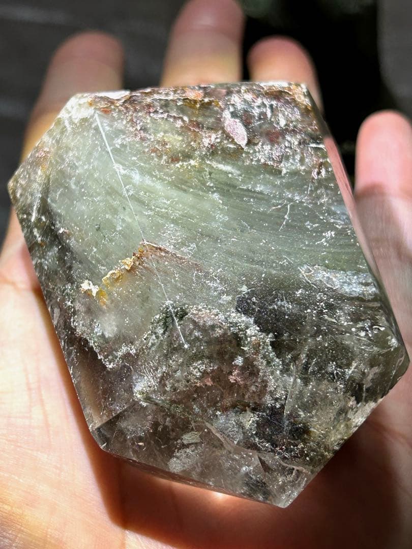 ⭐️別格高級品！帝王秘宝！ガーデンクォーツ　原石　六角柱