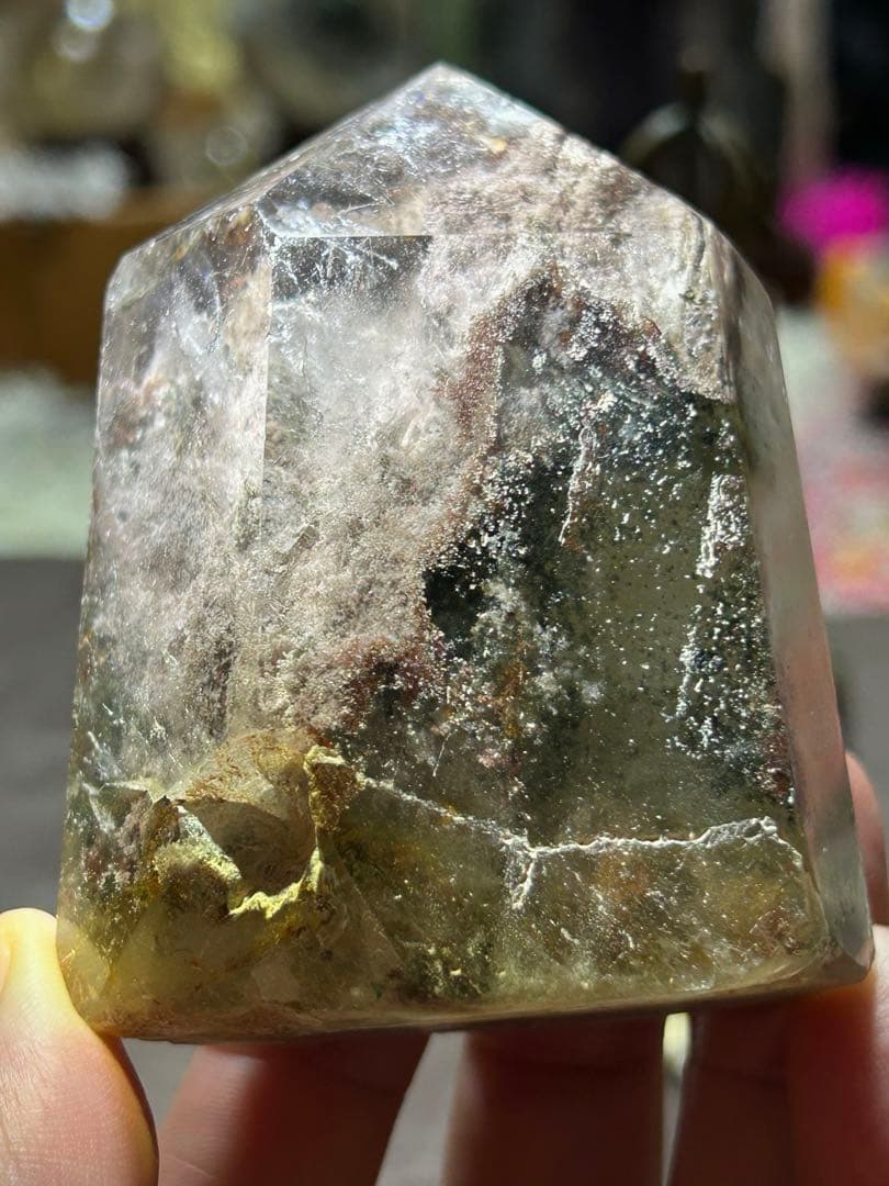 ⭐️別格高級品！帝王秘宝！ガーデンクォーツ　原石　六角柱