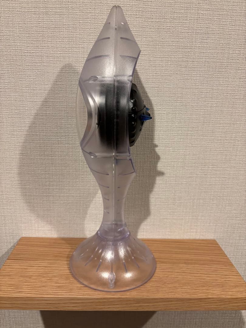 魚型 透明置時計