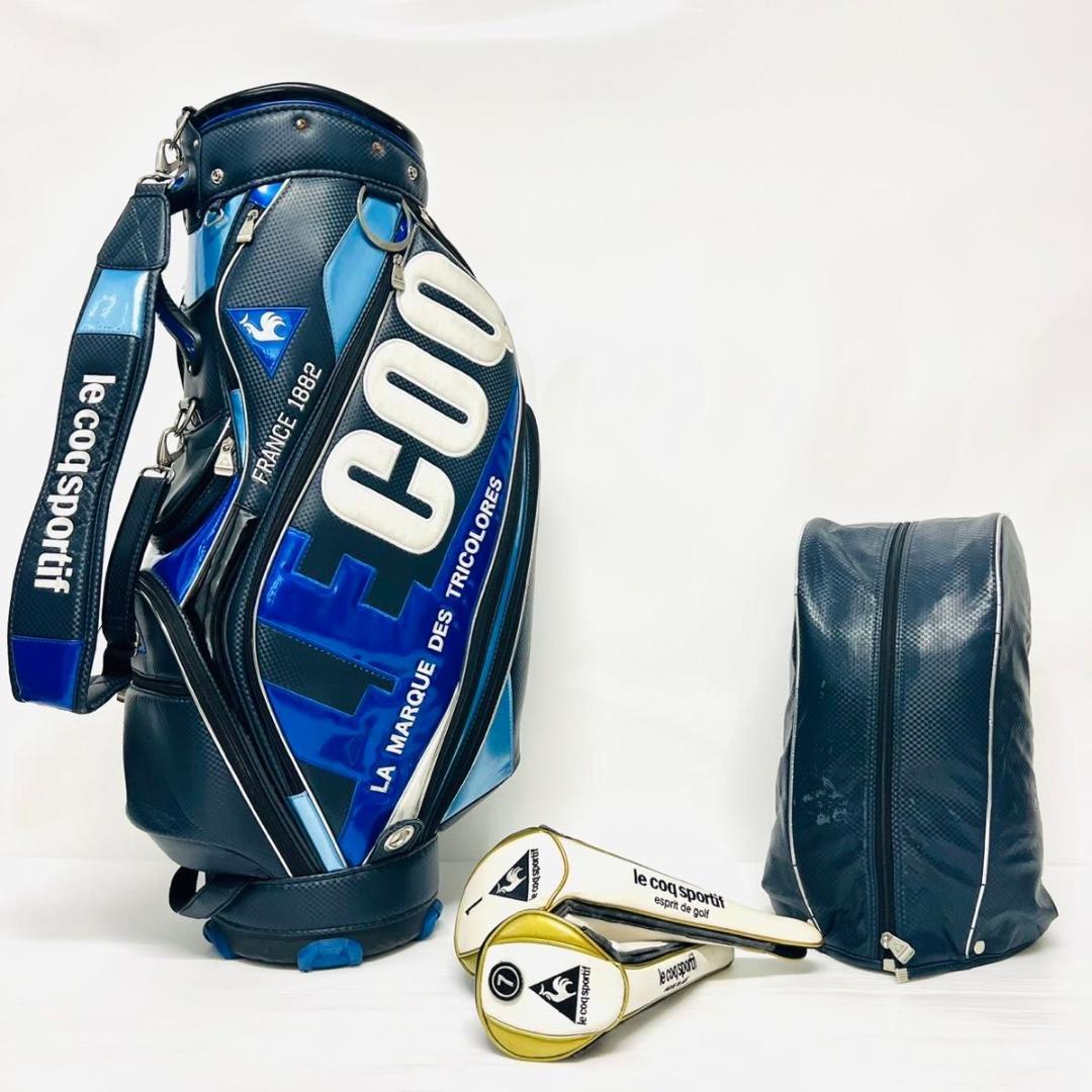ルコック　キャディバッグ　le coq sportif ヘッドカバー　ゴルフ