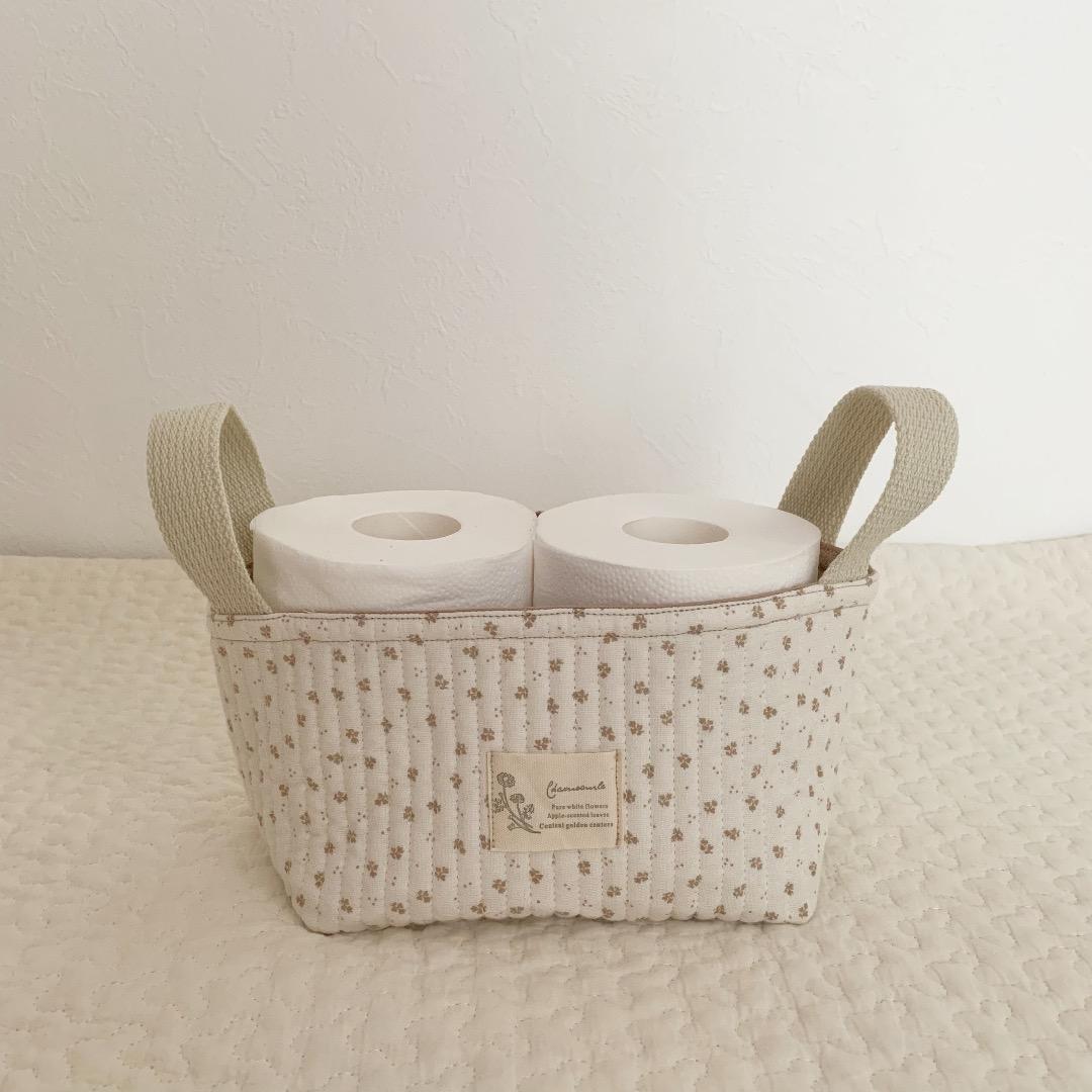 ファブリックバスケット *handmade*