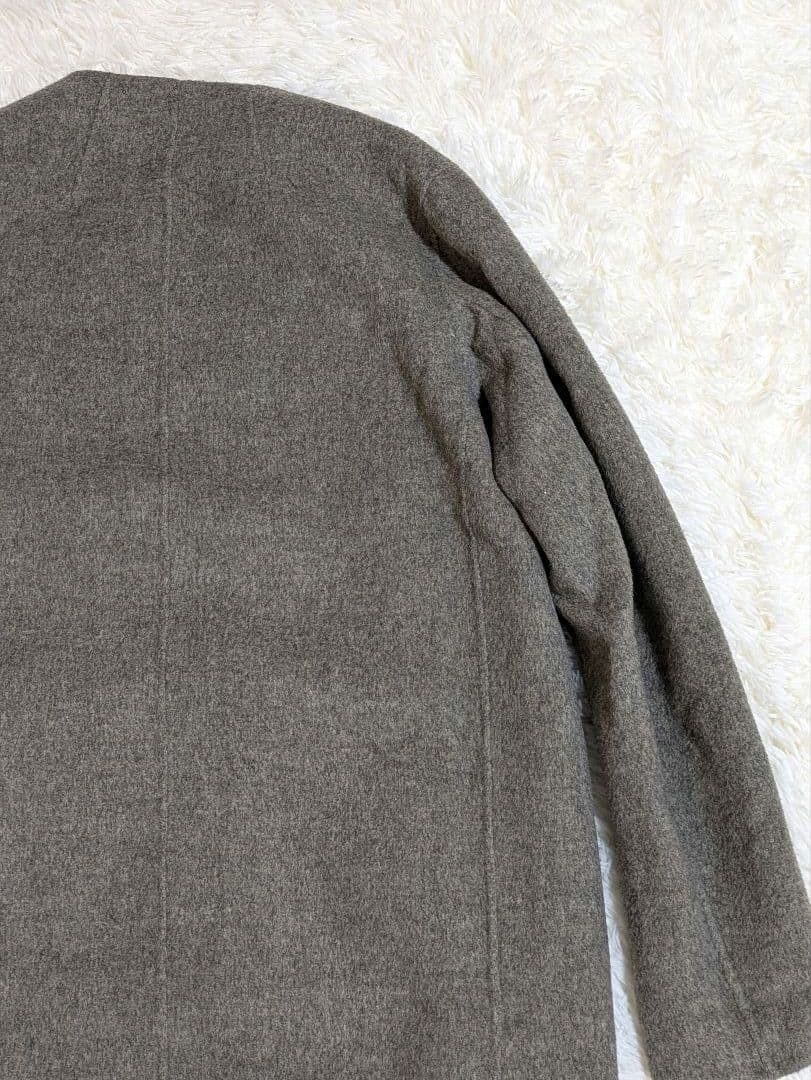 【美品】Theory セオリー ミドル丈リバーコート ダブルフェイス S