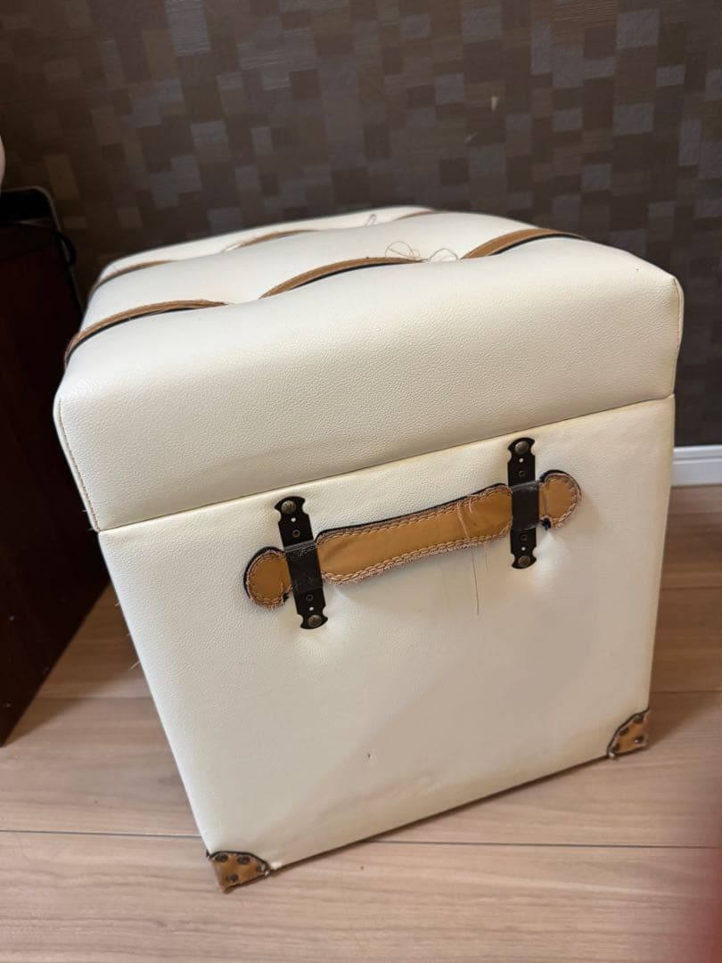 収納スツール トランク 椅子 チェア ボックススツール 収納ボックス　チェスター