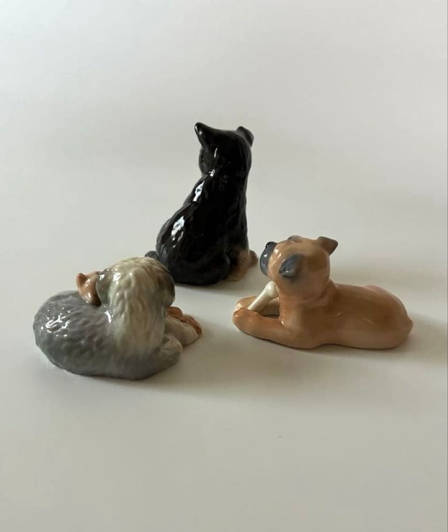 ロイヤルコペンハーゲン　フィギュリン　犬　3点セット