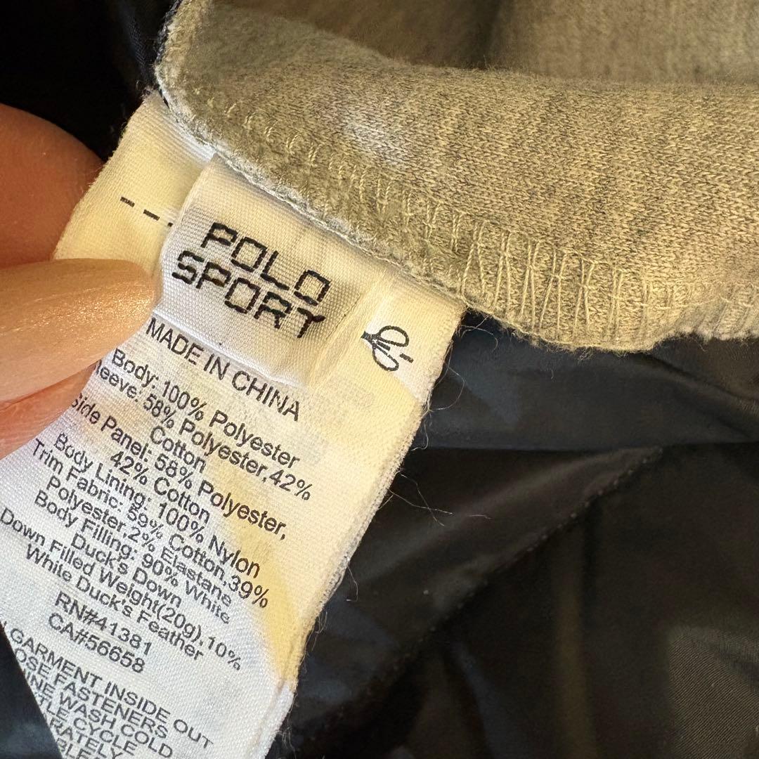 Polo Ralph Lauren ダウントレーナーメンズ約Ｌ POLOスポーツ