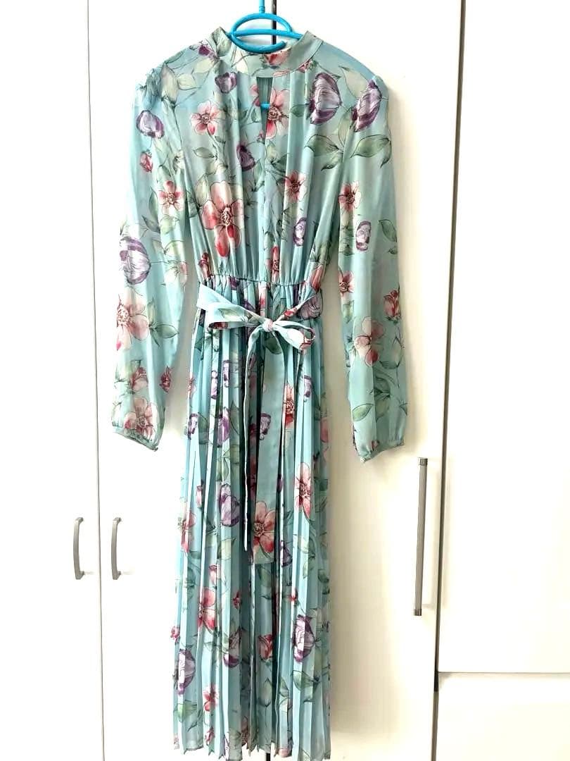 ミーア様⭐︎Sov. 花柄 プリーツワンピース⭐︎シアー⭐︎サイズ36⭐︎