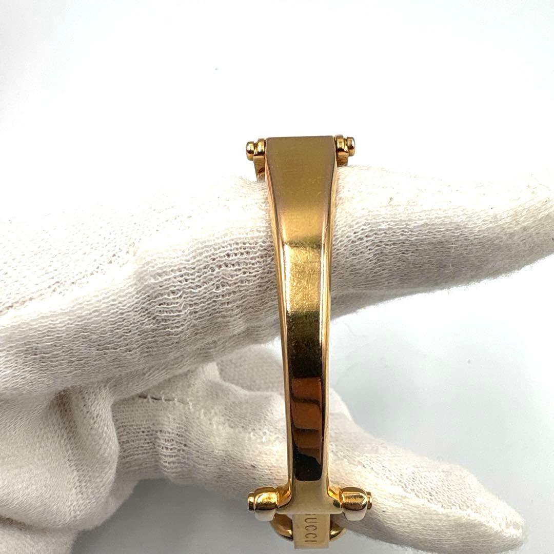 【新品電池】稼働 GUCCI 1500L 文字盤シェル クォーツ レディース