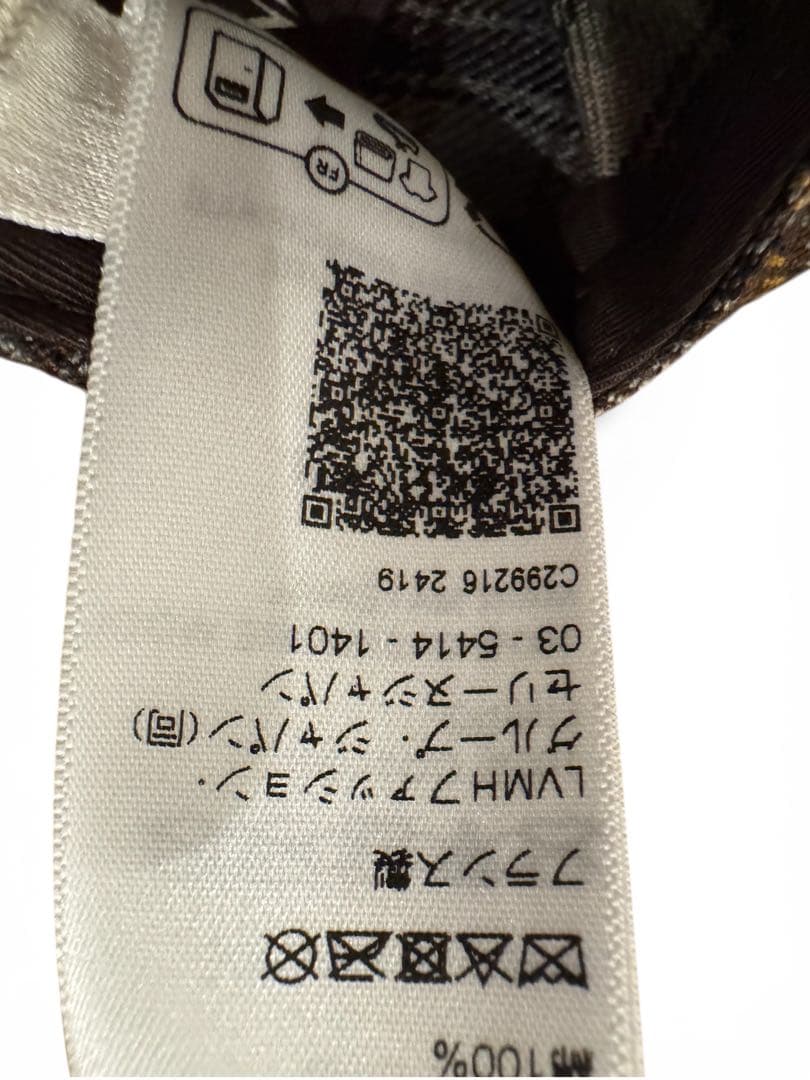 CELINE チェック柄 ベースボールキャップ L