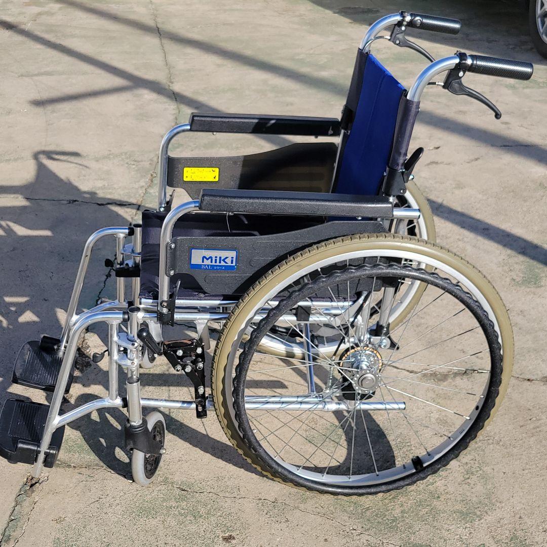 タカシ ミキ 自走式車椅子 BAL-3 ブルーメッシュ 座幅400mm