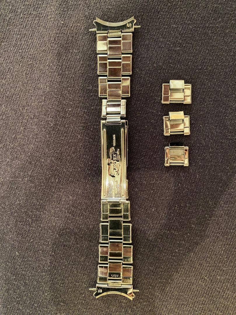 ROLEX ロレックス リベット ブレスレット 19mm 7205 FF60