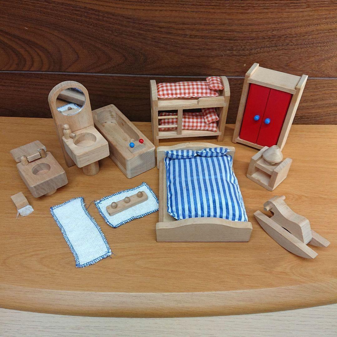 ボーネルンド マイドールハウスセット 箱・人形・家具付き 知育玩具 木