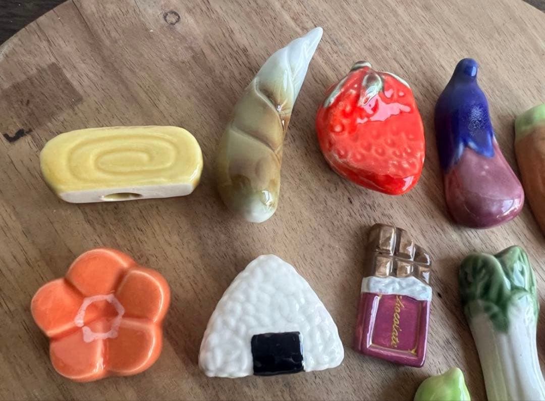 【新品】 食べ物の箸置き(22こ)
